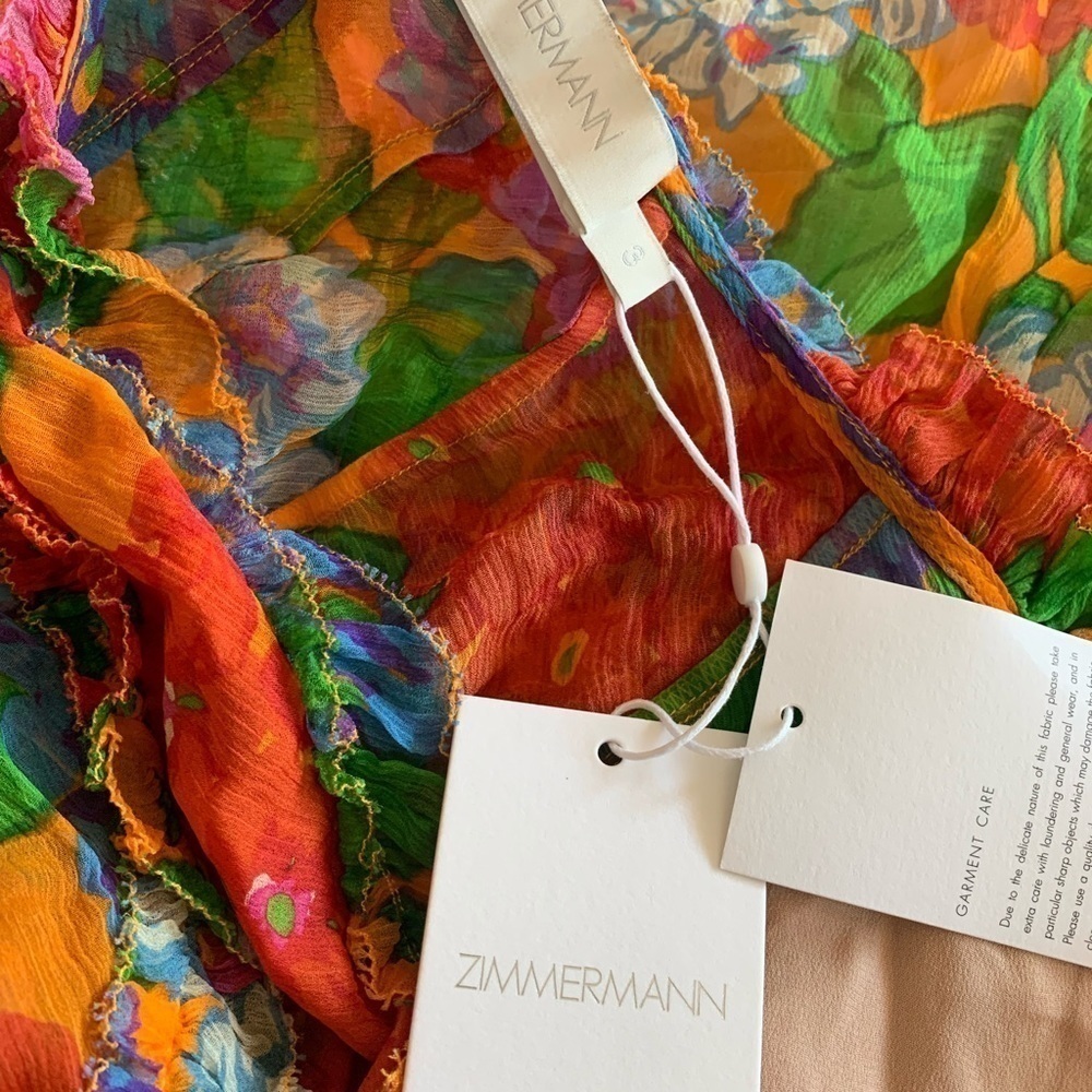 Zimmermann Riders Frill Mini Dress - Picture 11 of 13